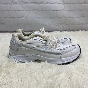 dr scholls xl lite training shoes womens size 11 lace up white